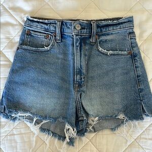Abercrombie & Fitch Jean Shorts (Cutoff High Rise)